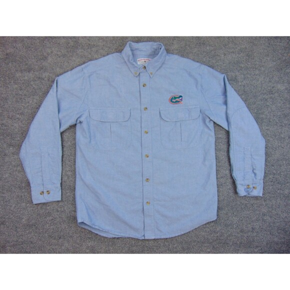 Florida Gators Shirts Mens Small Blue White Oxford Button Down Collar OCBD - Picture 4 of 7